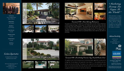 Magazine ad for luxury homes